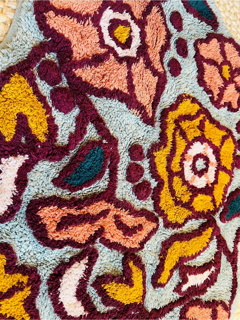 Threshold Overside Floral Bath Rug - Picture 2 of 13